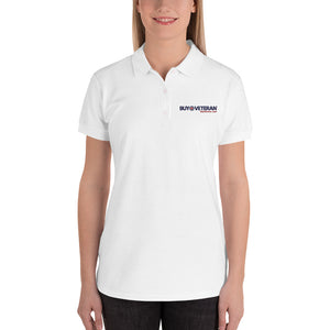 Buy Veteran Embroidered Women's Polo Shirt