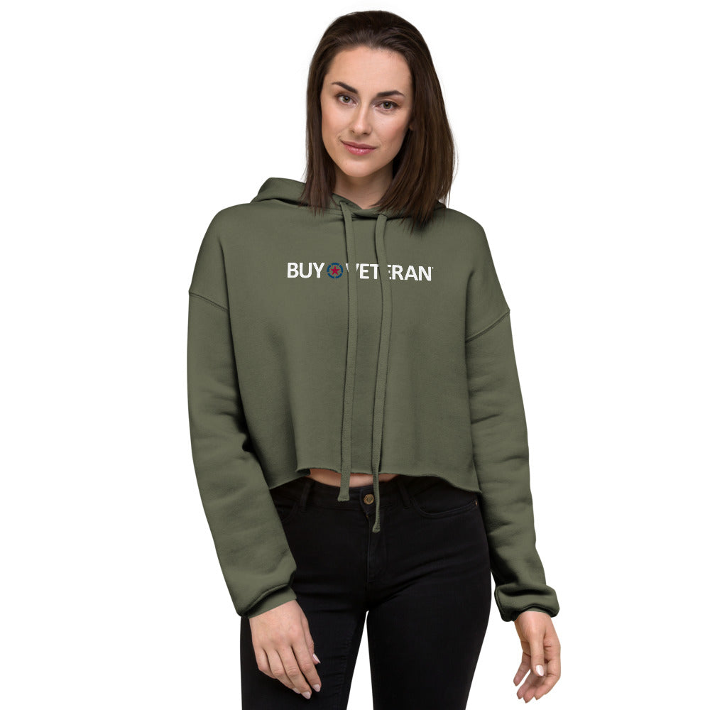 Buy Veteran Crop Hoodie