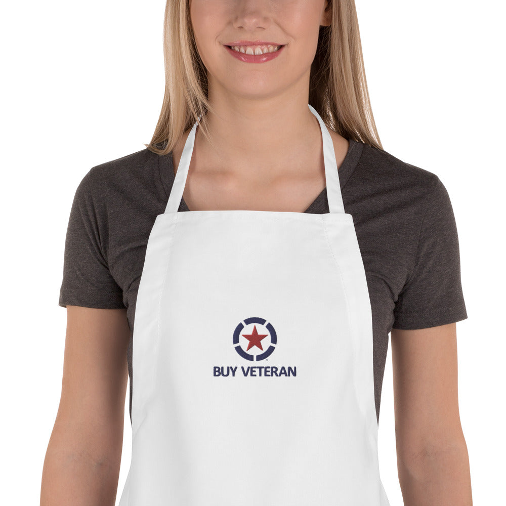 Buy Veteran Embroidered Apron